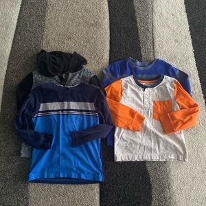 Toddler boys long sleeve shirt bundle size 4